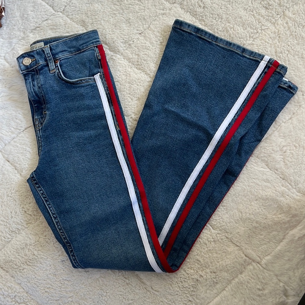 JAMIE FLARE top shop jeans